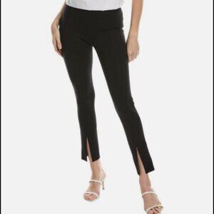 Theory navy slitted slacks